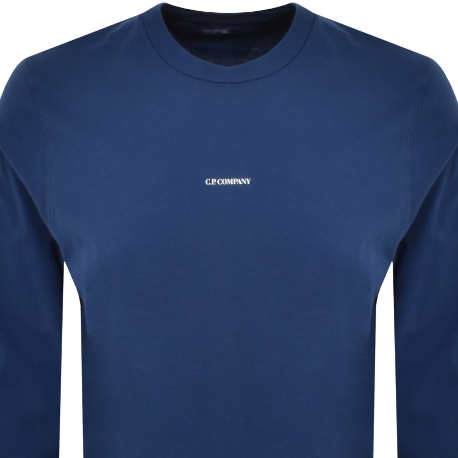 CP Company Logo T Shirt Blue | Mainline Menswear United States